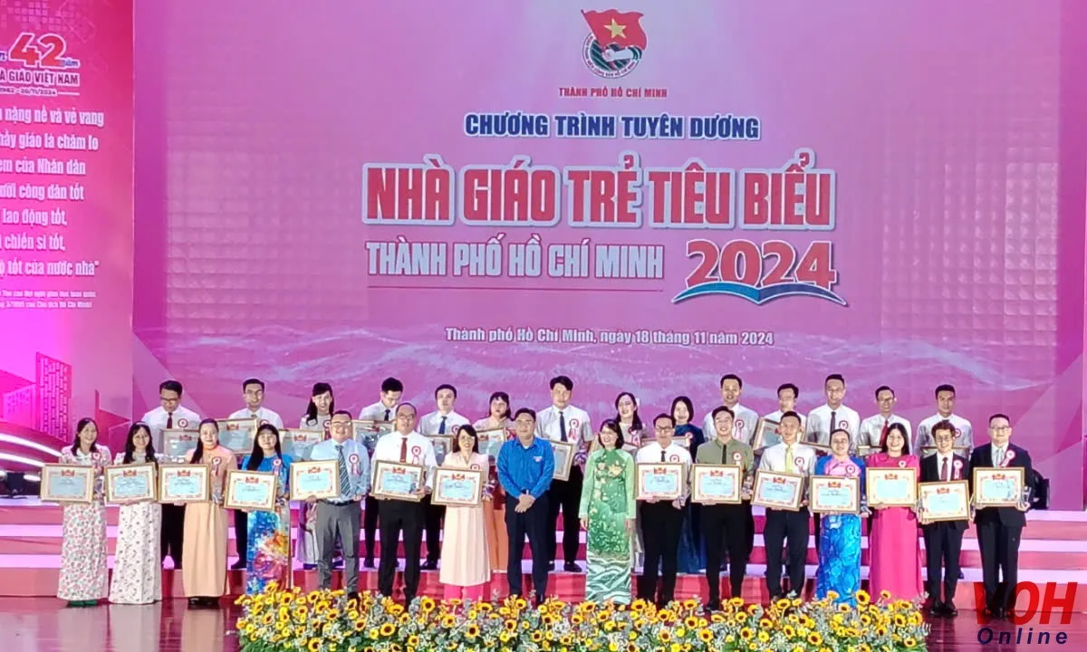 Tuyên dương 457 gương “Nhà giáo trẻ tiêu biểu Thành phố Hồ Chí Minh” năm 2024