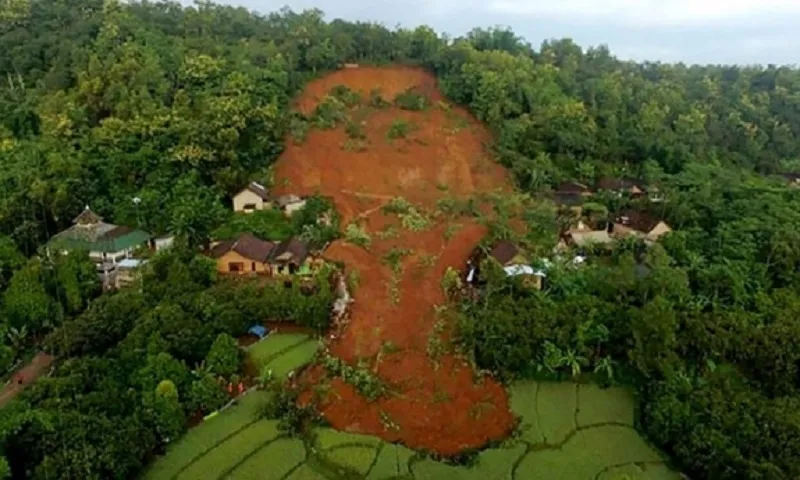 Indonesia: Bốn người trong một gia đình thiệt mạng do lở đất