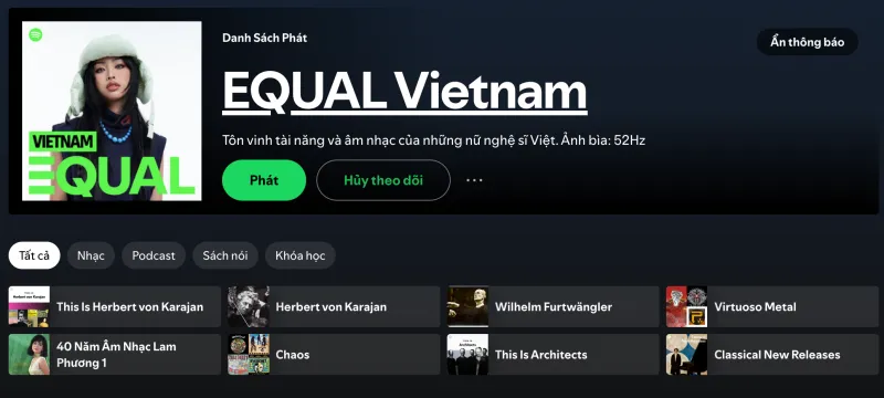 2. Playlist EQUAL Vietnam