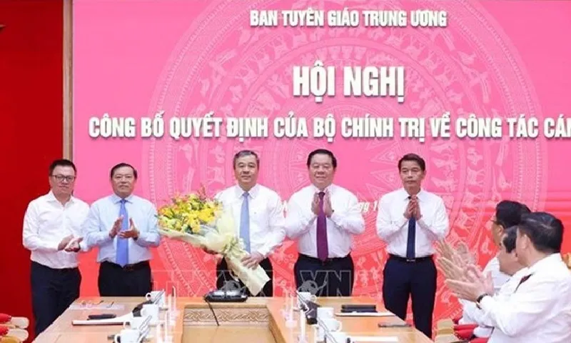 Điều động Bí thư Tỉnh ủy Thái Bình làm Phó Trưởng Ban Tuyên giáo Trung ương