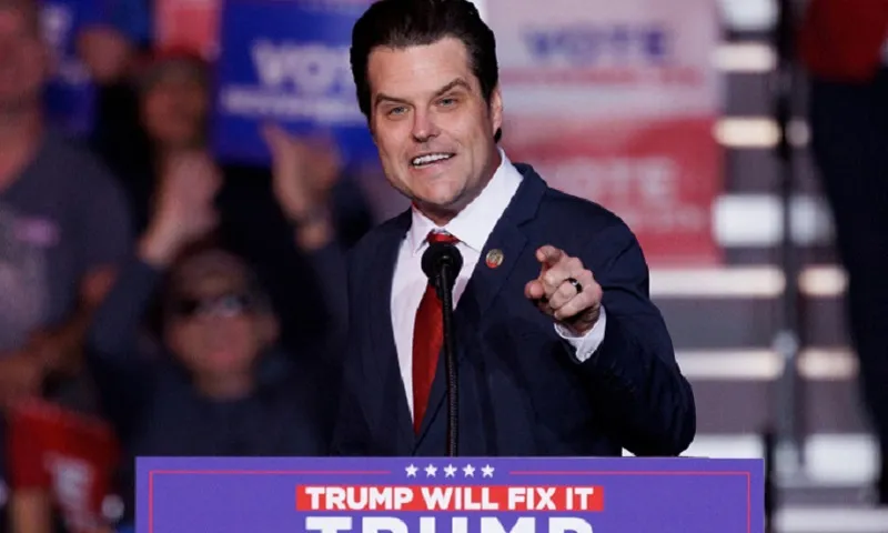 Matt Gaetz rút khỏi đề cử Bộ trưởng Tư pháp Mỹ