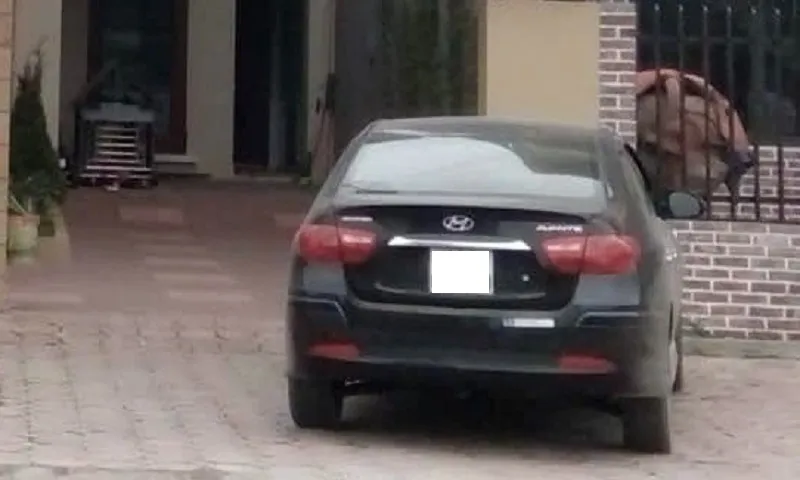 sinh viên trộm xe hơi nữ giảng viên (Thái Nguyên) - Ảnh NVCC