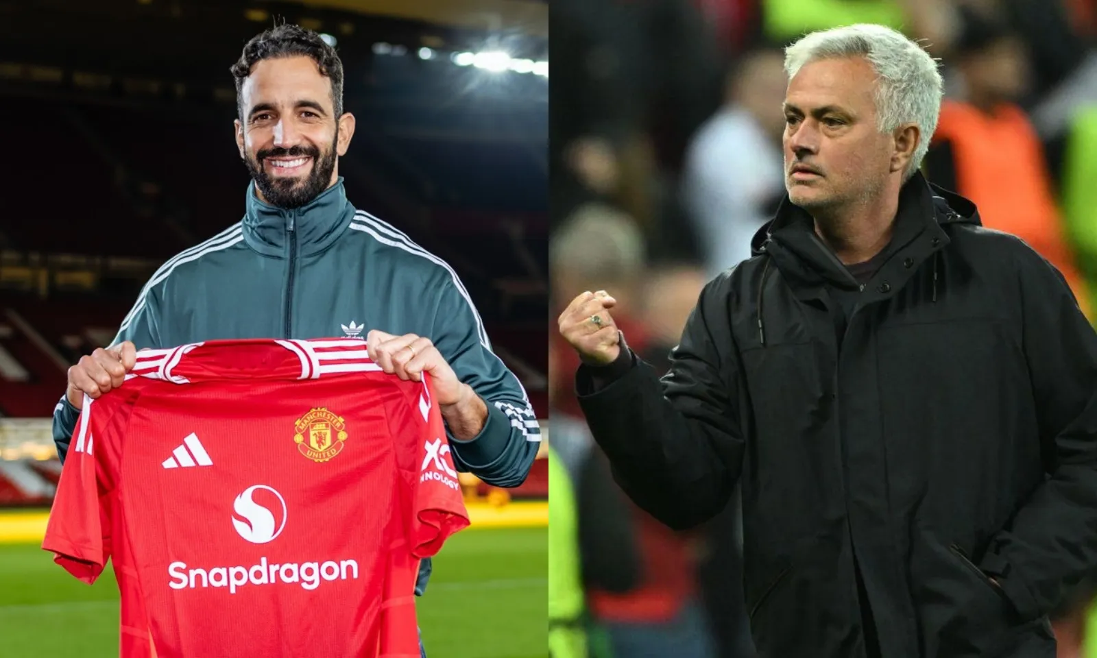 Amorim tiết lộ tin nhắn Mourinho kể về MU