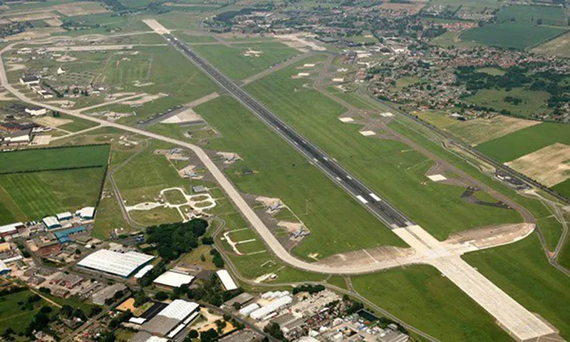 Căn cứ Không quân Hoàng gia Anh Mildenhall ở Suffolk là nơi đặt phi đội tiếp nhiên liệu của Không quân Mỹ tại châu Âu. Ảnh Mike Page Aerial Photogrpahy