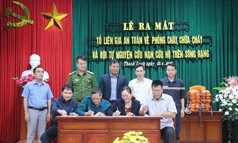 Hải Dương: Ra mắt mô hình Đội cứu hộ tự nguyện trên sông