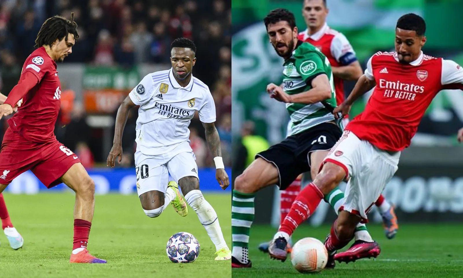 Lịch thi đấu Champions League tuần này: Sporting Lisbon vs Arsenal | Liverpool vs Real Madrid 