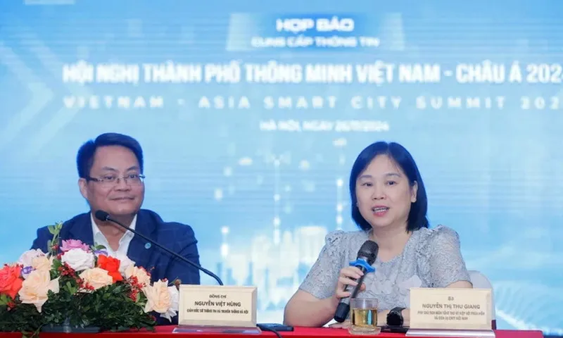 Gần 2.000 đại biểu sẽ tham dự Hội nghị Thành phố Thông minh Việt Nam - Châu Á 2024 tại Hà Nội