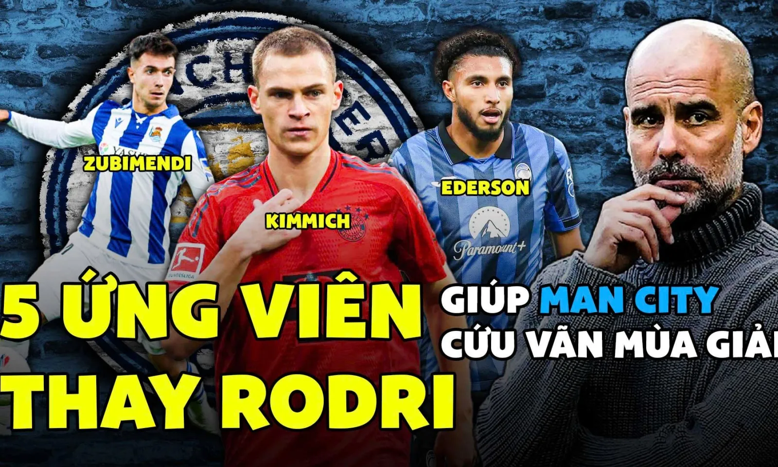 5 bản hợp đồng tiềm năng thay thế Rodri giúp Pep níu giữ hy vọng cứu vãn mùa giải thảm họa