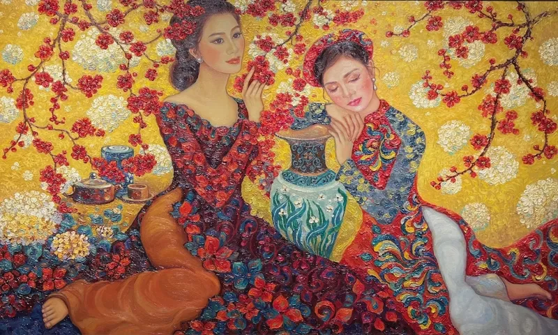 Êm đềm Miền nhớ của các nữ họa sĩ