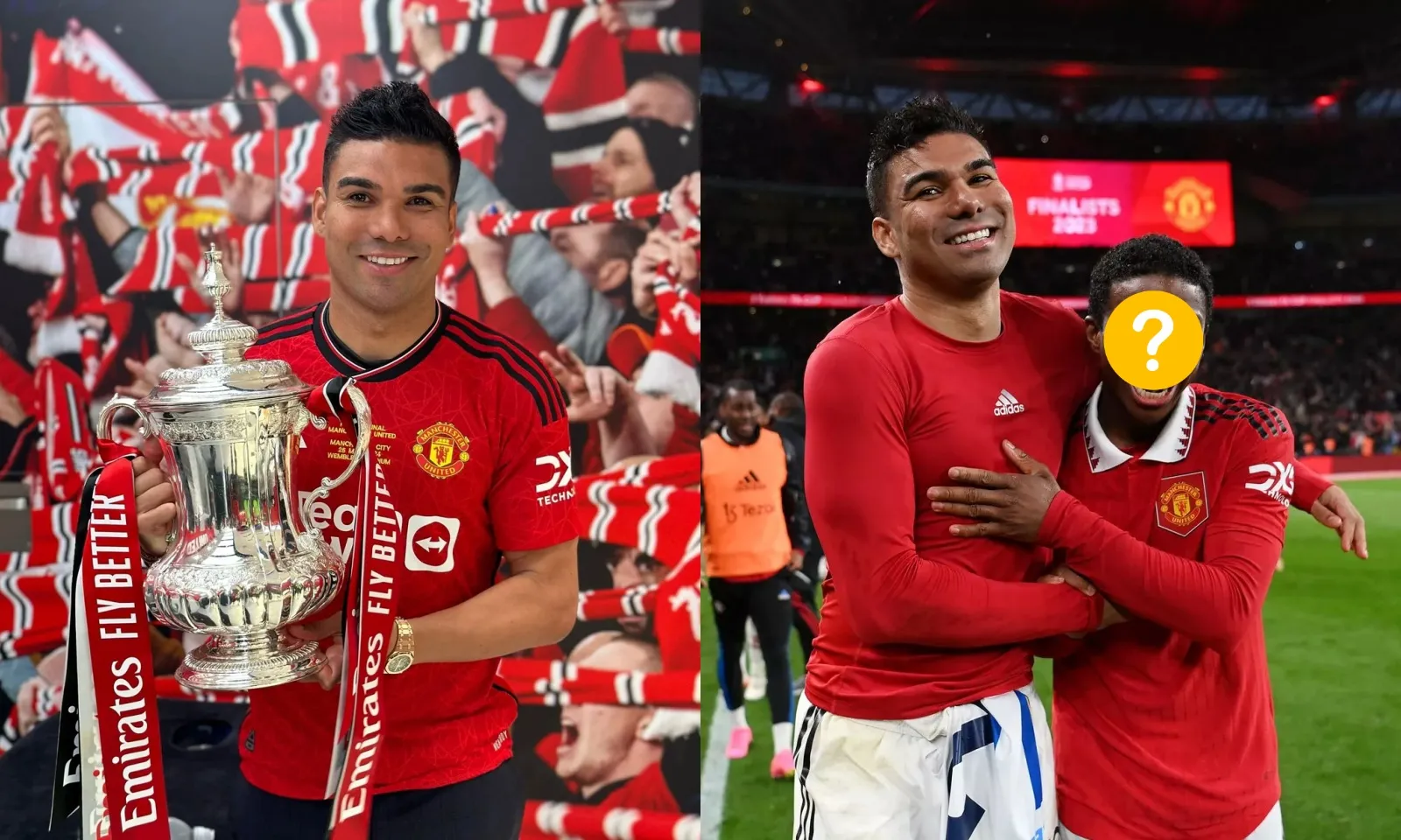 Casemiro tặng huy chương FA Cup cho đồng đội MU kém may mắn