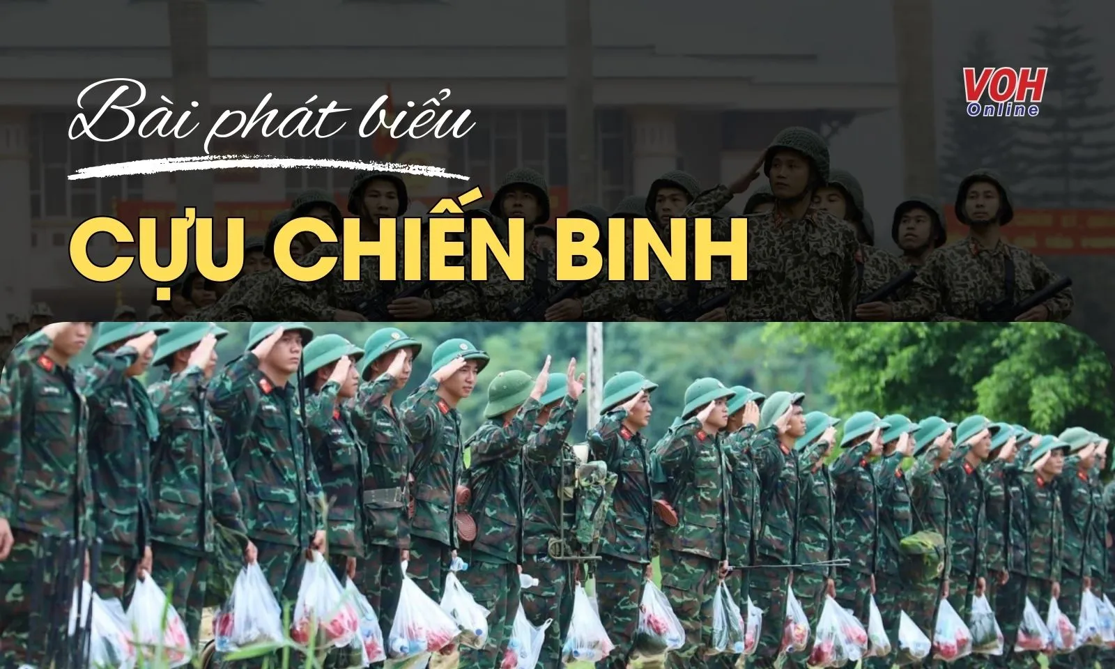 Top 10 bài phát biểu hay về Cựu chiến binh ý nghĩa, đúng chuẩn