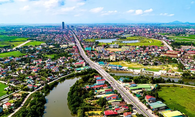 Công nhận thành phố Hà Tĩnh mở rộng đạt tiêu chí đô thị loại 2
