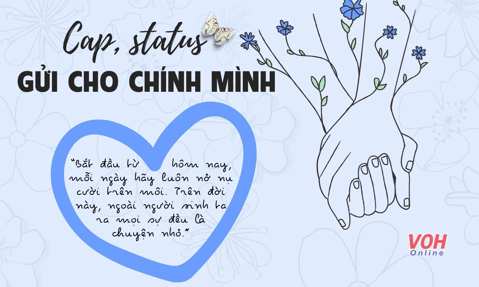 Cap cho bản thân, stt gửi bản thân của tương lai