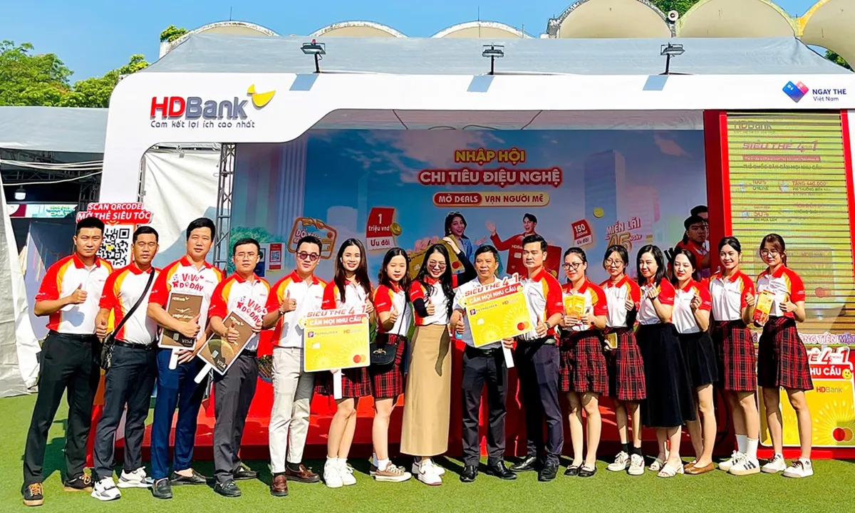 Thẻ HDBank hai năm liền tạo cơn sốt tại Sóng Festival