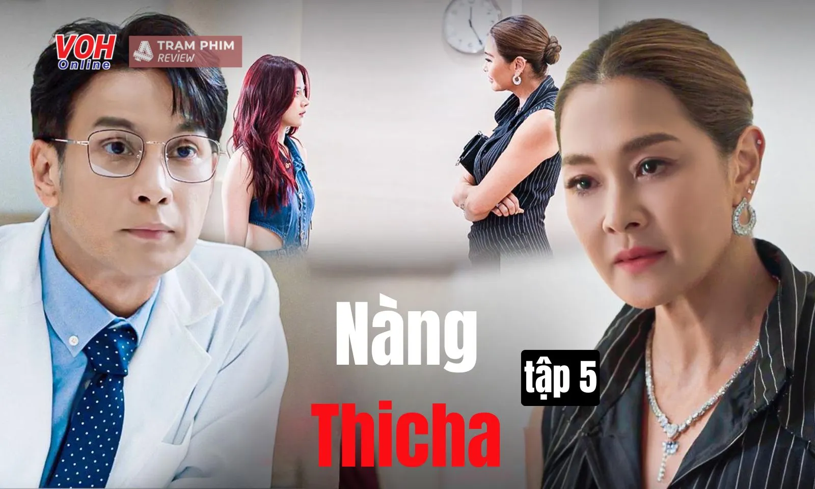 Nàng Thicha tập 5: chị đại Lukkade nghi ngờ cái thai trong bụng Baifern