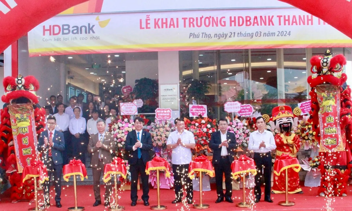 HDBank mở thêm điểm giao dịch tại vùng đất tổ Hùng Vương