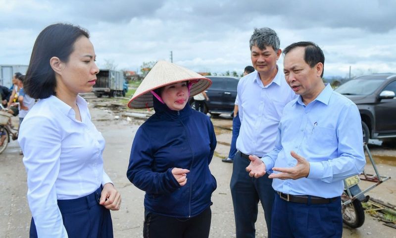 Gia hạn trả nợ cho khách hàng ảnh hưởng bởi bão Yagi