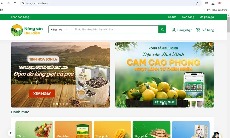 Vietnam Post ra mắt sàn thương mại điện tử chuyên biệt cho nông sản