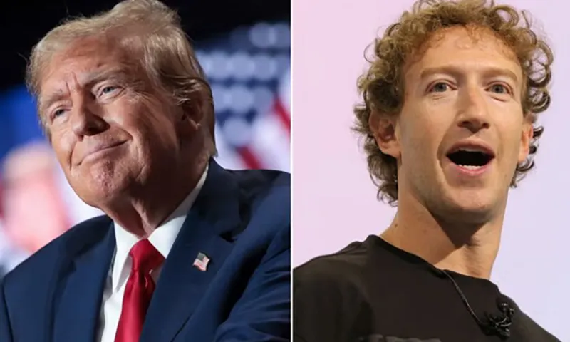 Donald Trump và Mark Zuckerberg có mối quan hệ đầy sóng gió Ảnh  Reuters