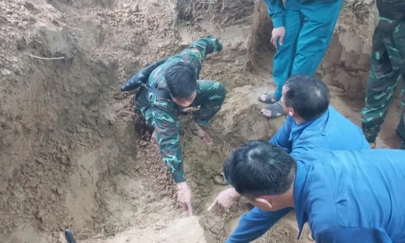 Phát hiện mộ tập thể các liệt sĩ ở Quảng Trị