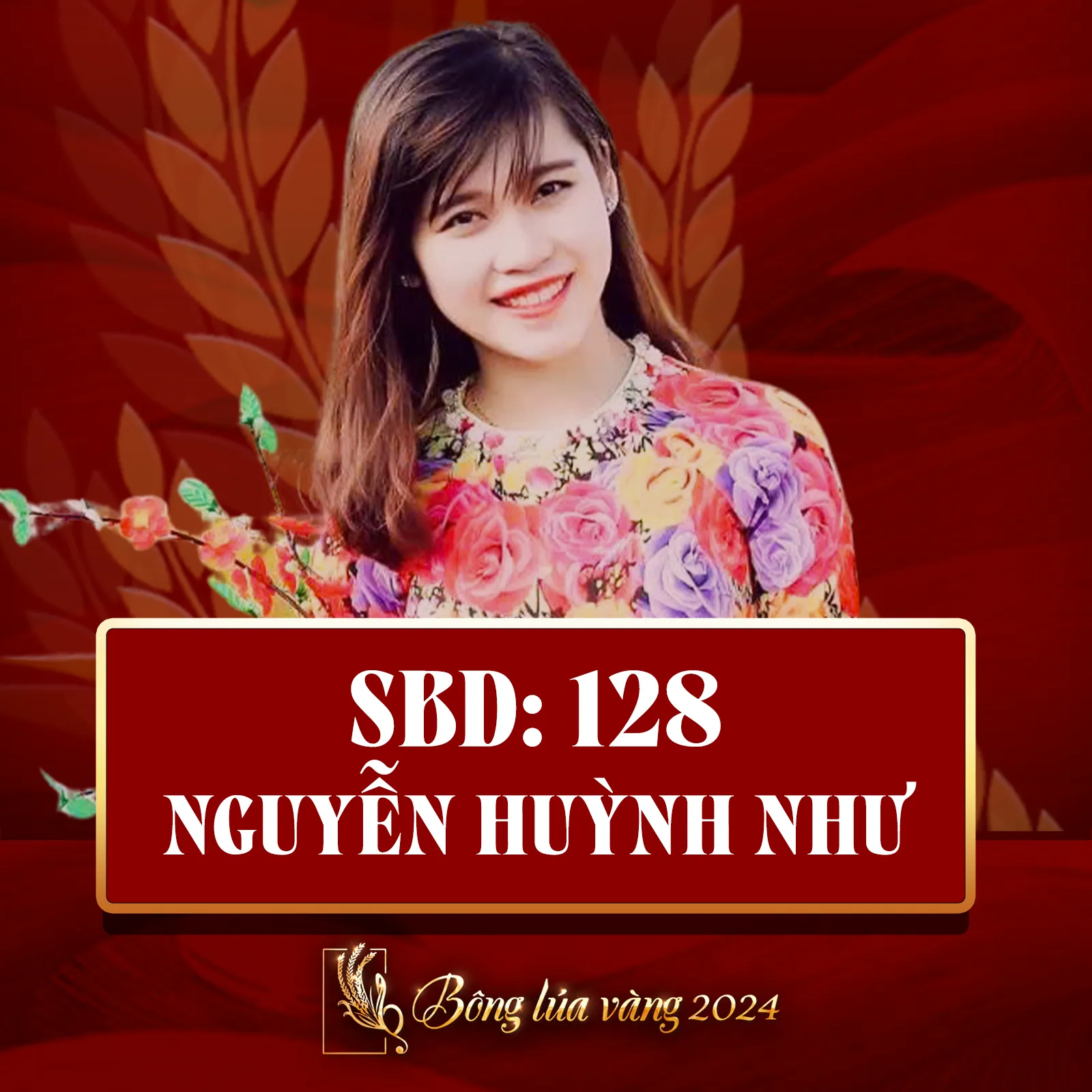 Thí sinh Nguyễn Huỳnh Như - SBD: 128