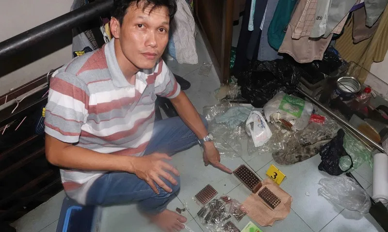 Triệt phá đường dây tàng trữ, mua bán hàng trăm viên đạn quân dụng