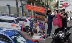 Tài xế ô tô hành hung người đi xe máy trước cổng Bệnh viện Từ Dũ