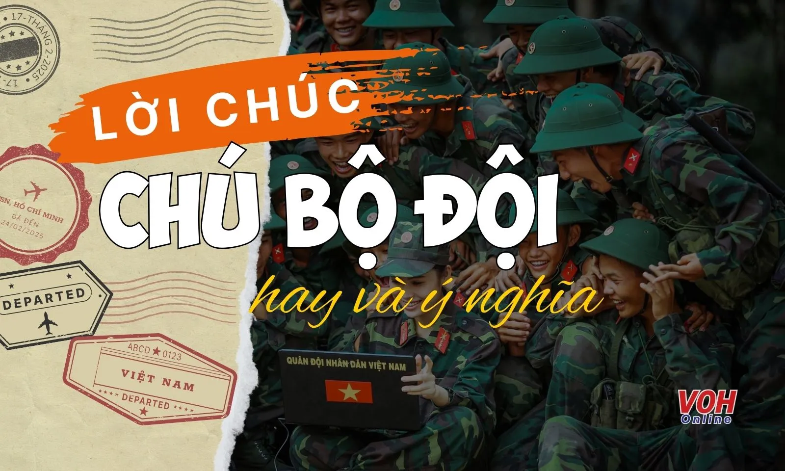 80 lời chúc chú bộ đội mừng ngày Quân đội nhân dân Việt Nam 22/12