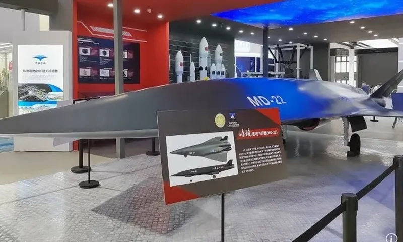 Trung Quốc công bố hình ảnh thử nghiệm UAV siêu vượt âm