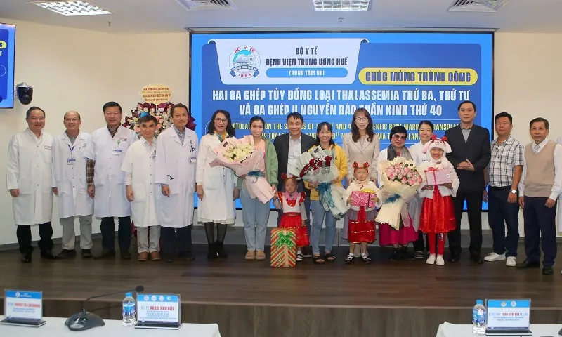 Ghép tủy đồng loại thành công, thêm hy vọng cho trẻ mắc bệnh tan máu bẩm sinh