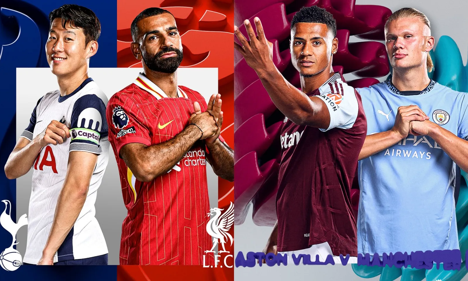 Lịch thi đấu Ngoại hạng Anh vòng 17: Tottenham vs Liverpool | Aston Villa vs Man City