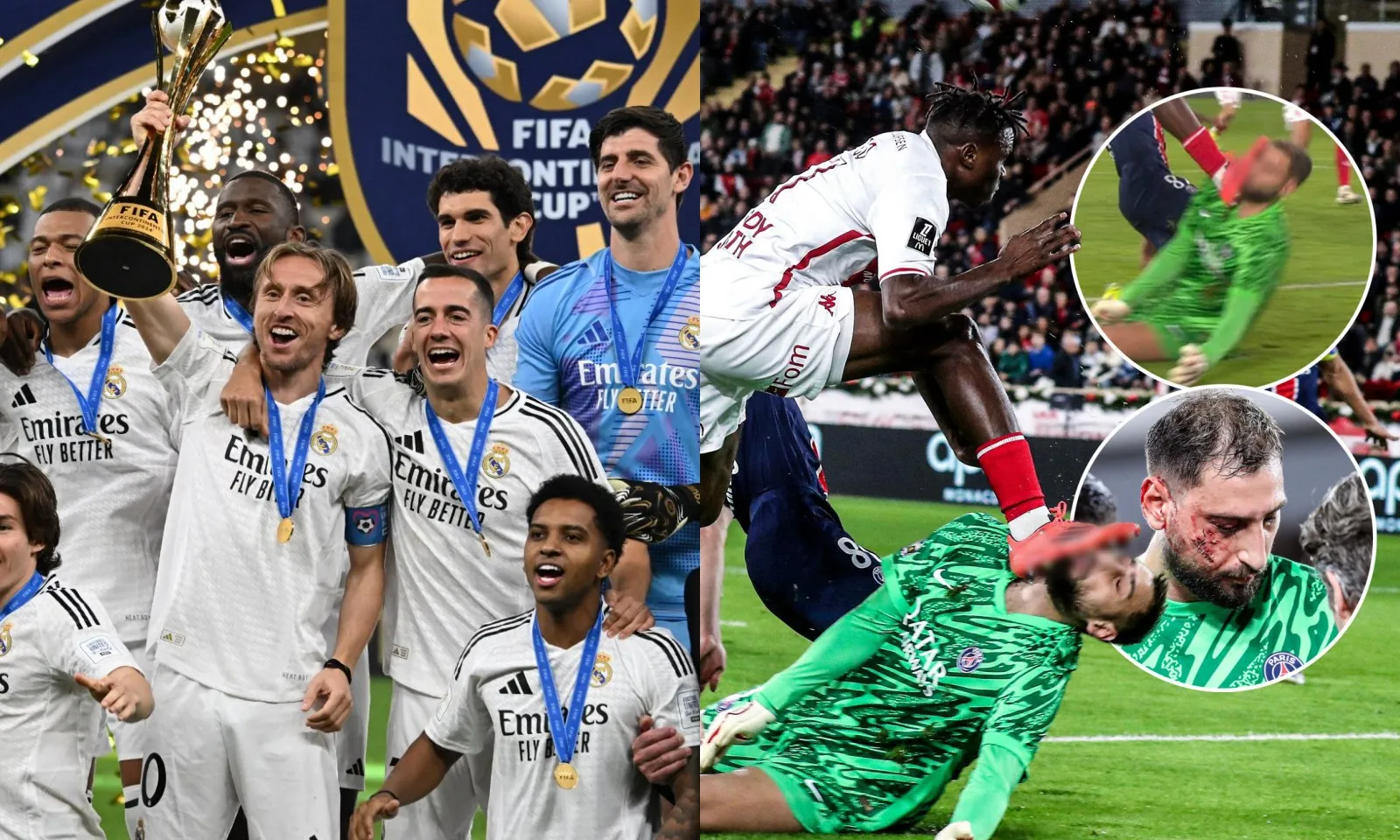 Điểm tin bóng đá 19/12: Real Madrid vô địch FIFA Intercontinental Cup | Donnarumma bị đạp vào mặt 