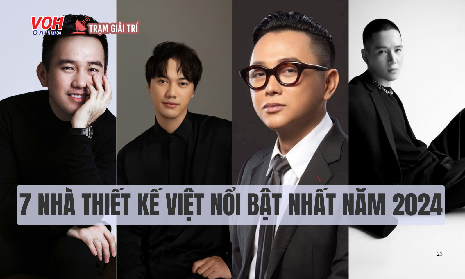 Top 7 nhà thiết kế thời trang để lại dấu ấn nhiều nhất năm 2024