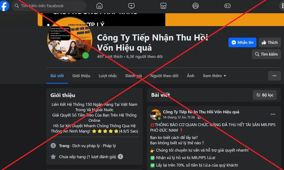 Chiêu lừa mới: “Hỗ trợ lấy lại tiền” bị nhóm đối tượng do ‘Mr. Pips’ cầm đầu chiếm đoạt