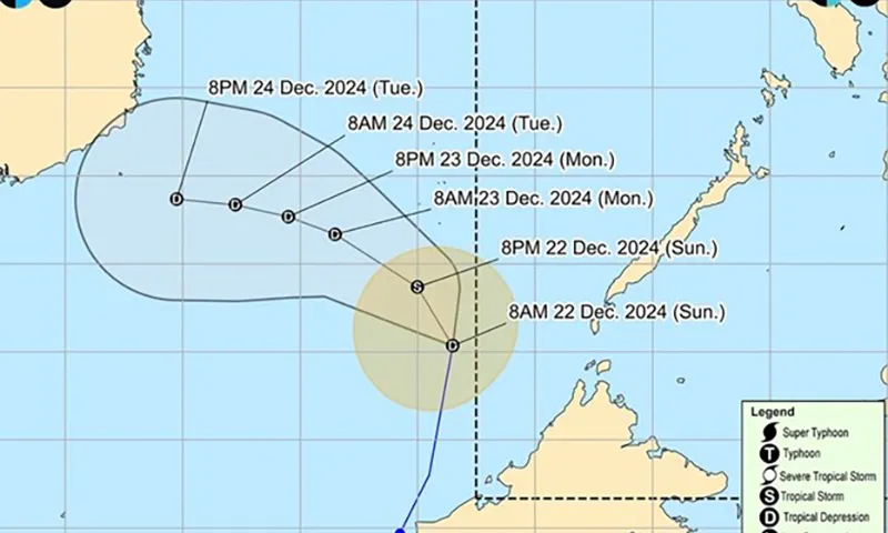 Tin mới nhất về áp thấp trên Biển Đông dự báo thành bão hôm nay