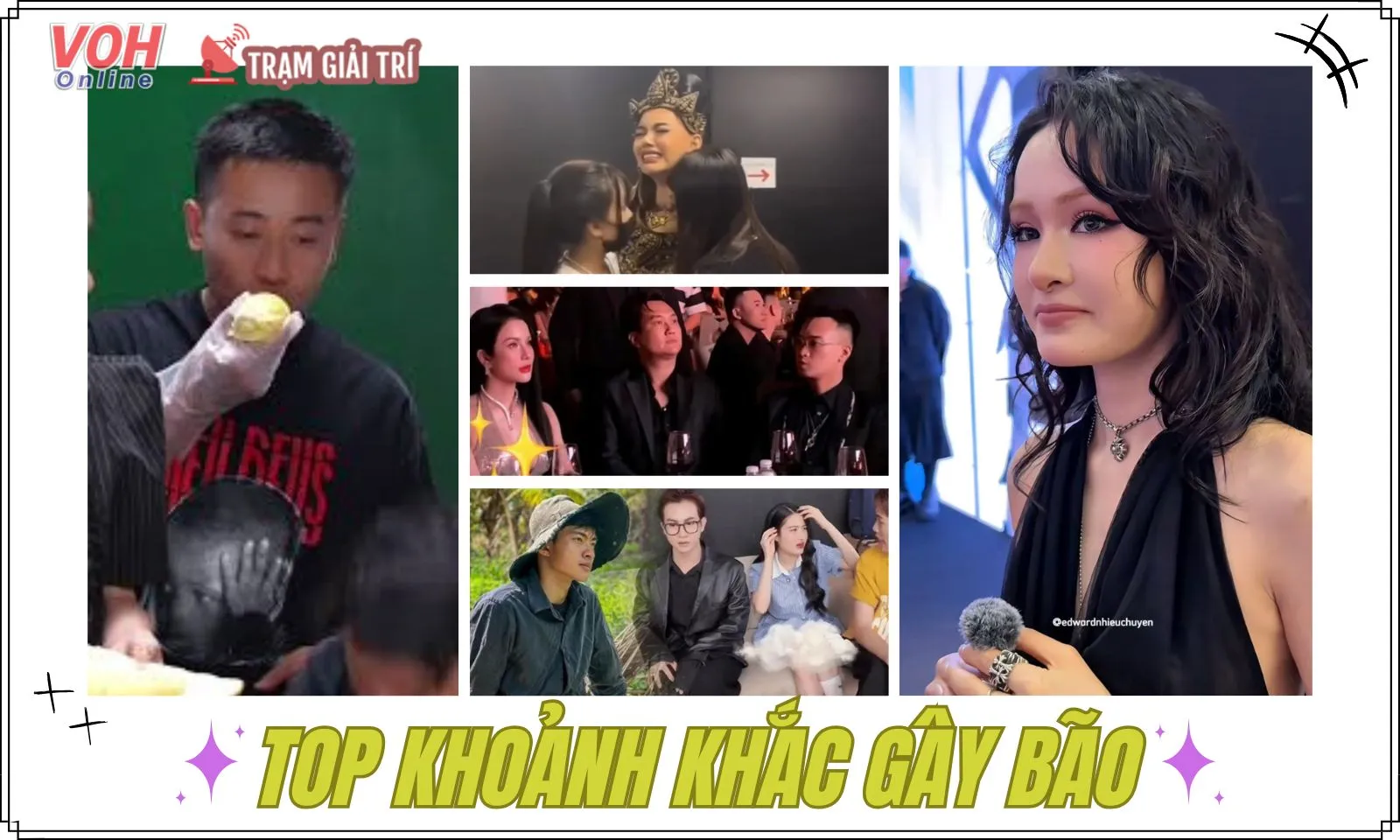 Tổng hợp 6 khoảnh khắc dở khóc dở cười của showbiz năm 2024