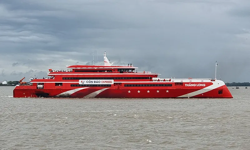 Tàu cao tốc Thăng Long chạy trở lại tuyến Vũng Tàu - Côn Đảo từ tháng 2/2025