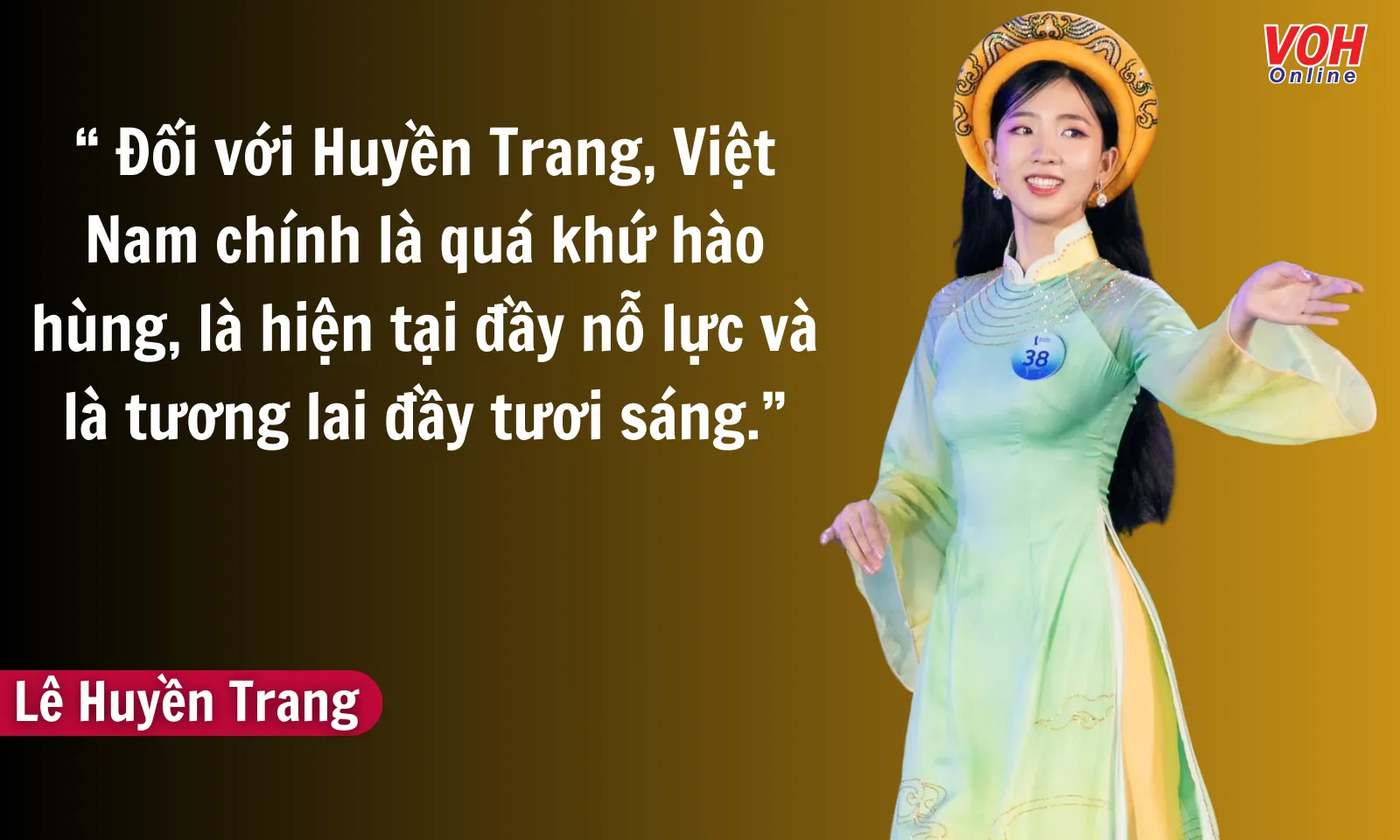 Lê Huyền Trang - chất Hà Tĩnh tỏa sáng tại đấu trường nhan sắc