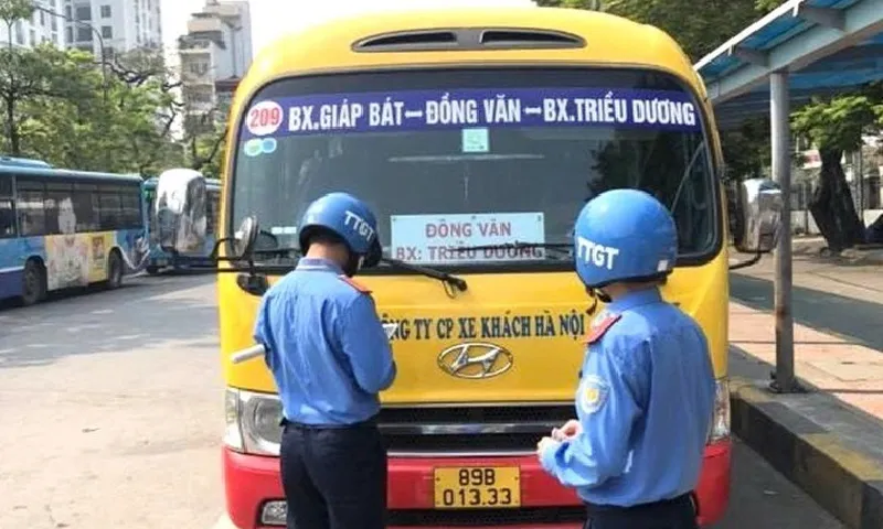 Hà Nội siết xử phạt vi phạm trong kinh doanh vận tải dịp Tết