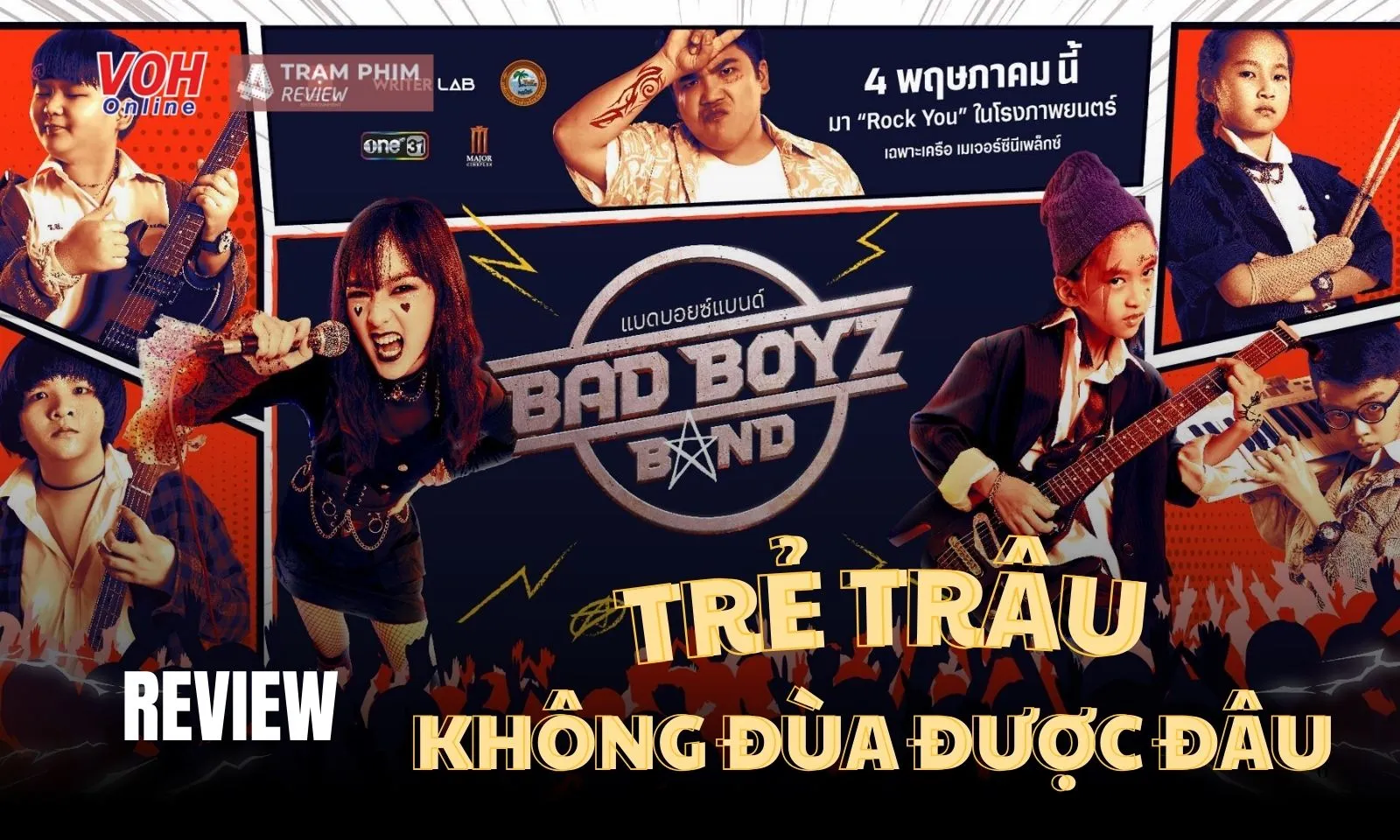 Review Bad Boyz Band - Trẻ Trâu Không Đùa Được Đâu: Câu chuyện nhẹ nhàng về nhiệt huyết tuổi trẻ