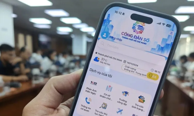 Ứng dụng Công dân số TPHCM – Bước tiến trong chuyển đổi số sau hơn một tháng ra mắt