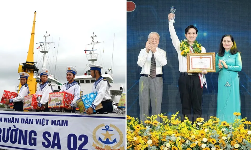 Điểm tin chiều 1/1: 2 tàu thăm chiến sĩ Trường Sa | Tuyên dương 14 công dân trẻ tiêu biểu TPHCM 