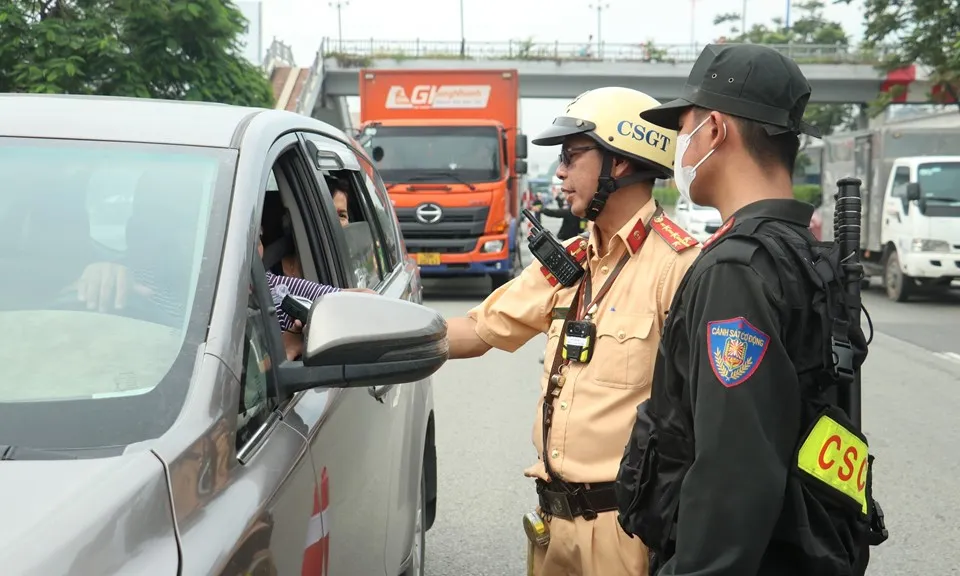 CSGT TPHCM túc trực 100% quân số, đảm bảo an toàn giao thông dịp Tết