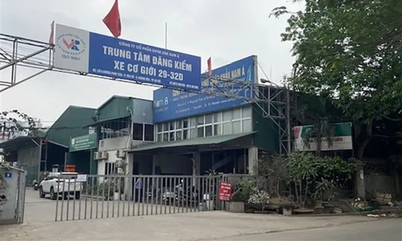 Một Trung tâm đăng kiểm Ảnh minh họa