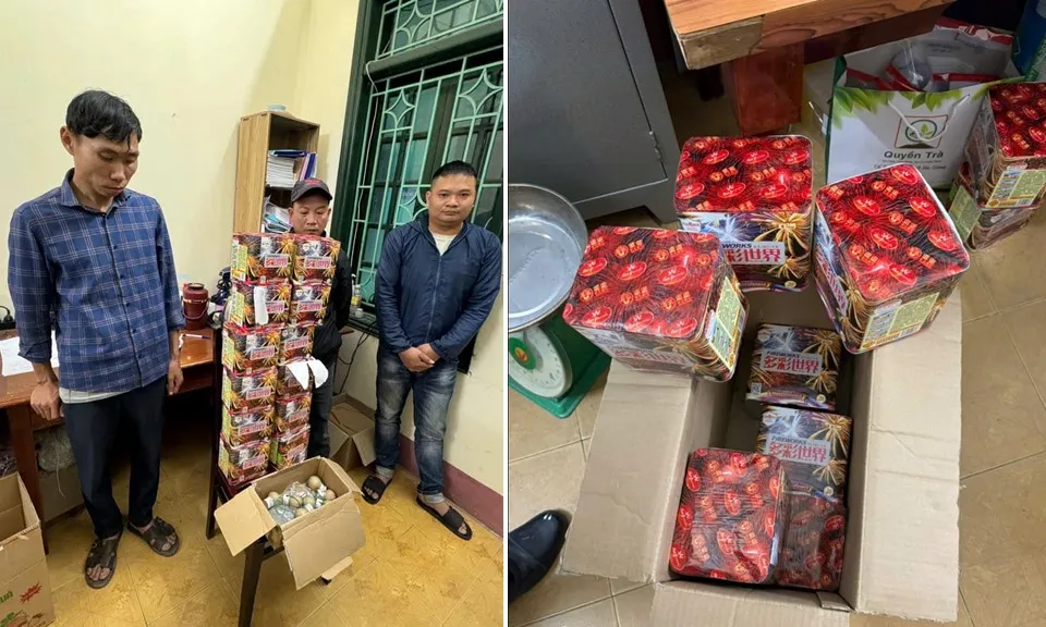 Các khung hình phạt đối với hành vi tàng trữ, vận chuyển pháo trái phép