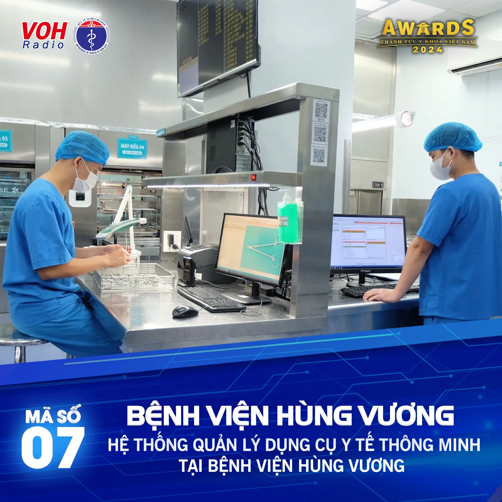 Đề cử 07 (BV Hùng Vương) - Hệ thống quản lý dụng cụ y tế thông minh tại Bệnh viện Hùng Vương