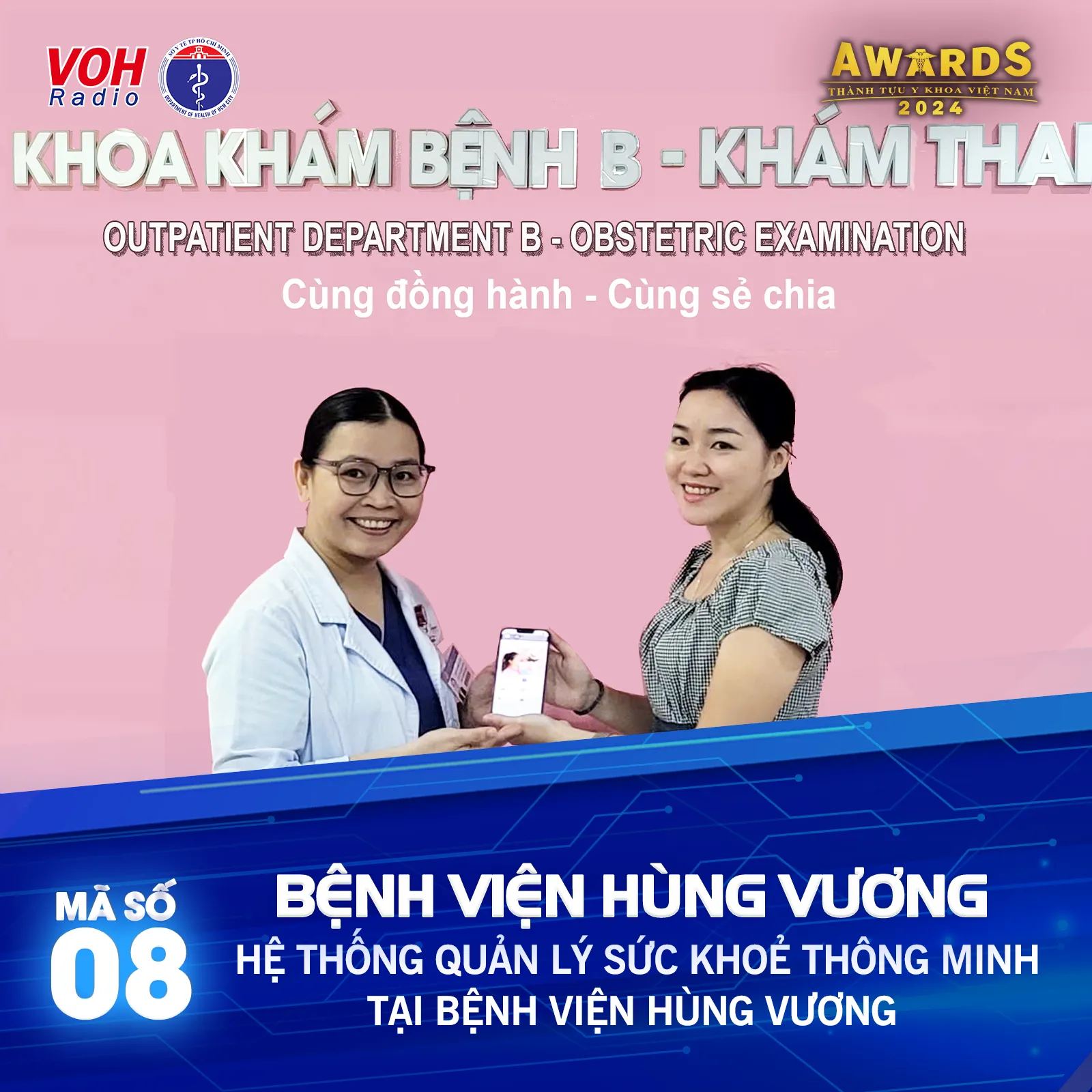 Đề cử 08 (BV Hùng Vương) - Hệ thống quản lý sức khoẻ thông minh tại Bệnh viện Hùng Vương