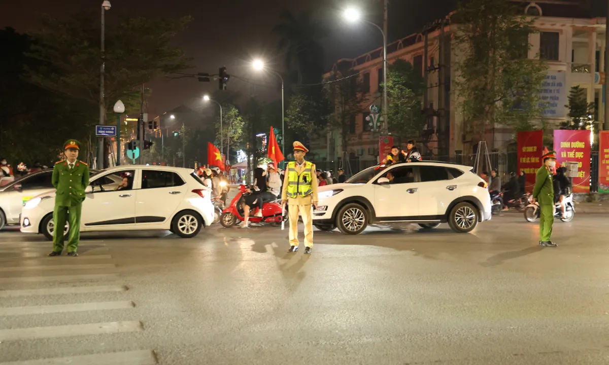 Bắc Giang: Xử phạt nghiêm các vi phạm giao thông trong đêm mừng chiến thắng của đội tuyển Việt Nam