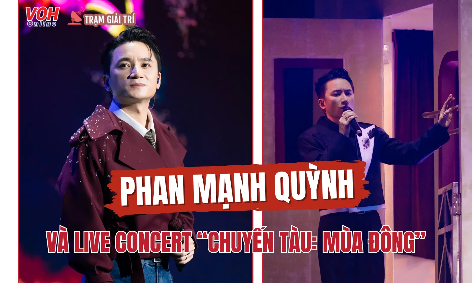 Live concert Chuyến tàu: Mùa đông của Phan Mạnh Quỳnh đặc sắc thế nào?