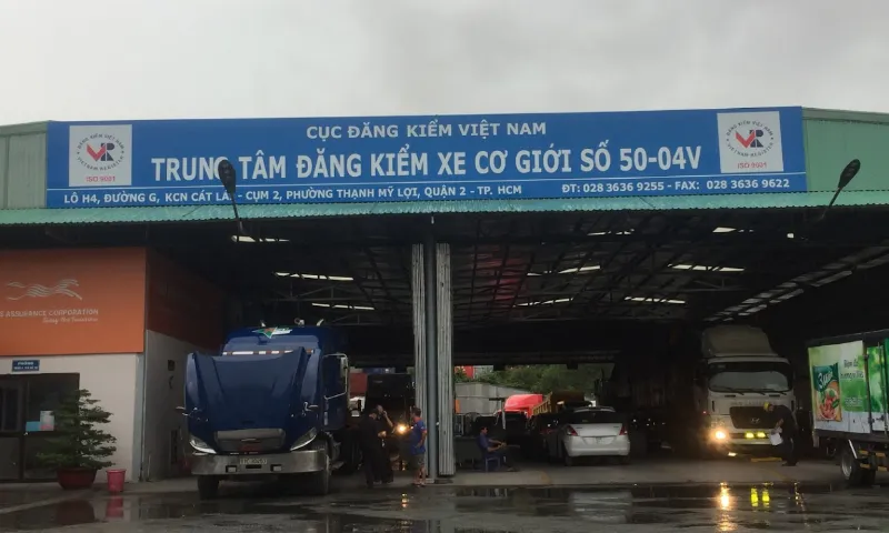 Xe đi đăng kiểm được tra cứu vi phạm trên phần mềm của Cục Cảnh sát giao thông